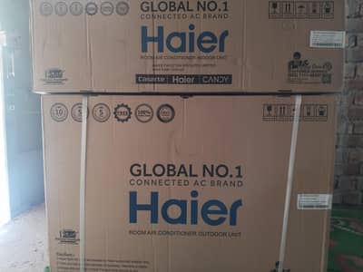 haier ac 1.5 ton brand new box pack with 5 year parts warranty