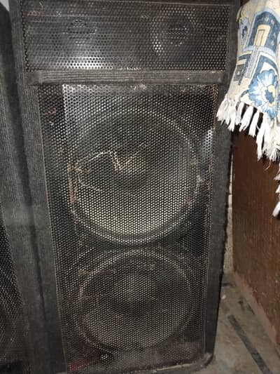 2 Speakers Pair 12"+12"