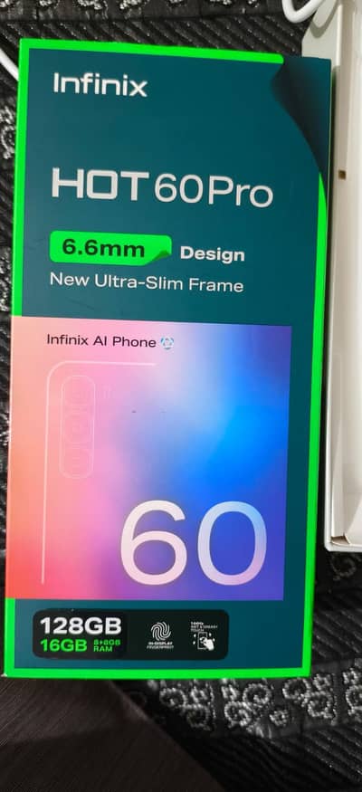 Infinix hot 60 pro. . . . titinum silver colour