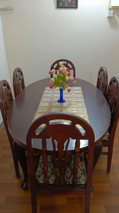 6 Seater Wooden Dining Table