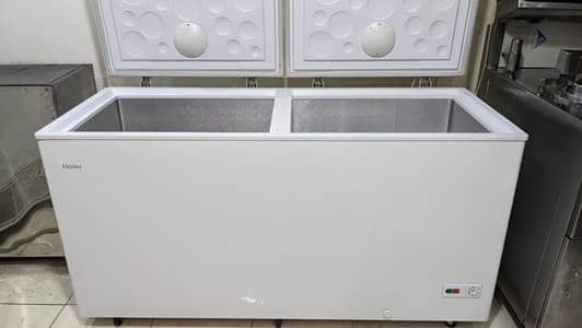 Haeir Double Door Chest Deep Freezer