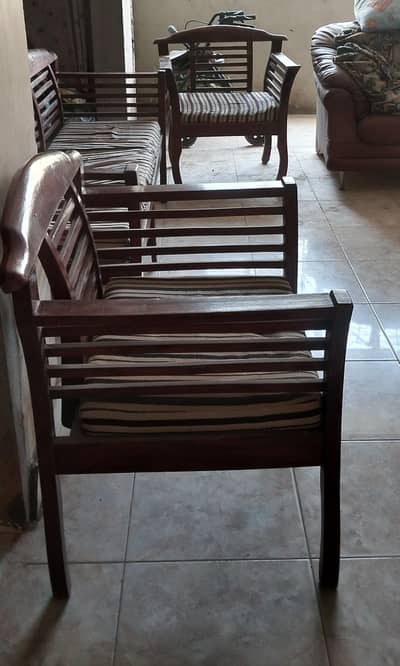 Wooden sofa chairs