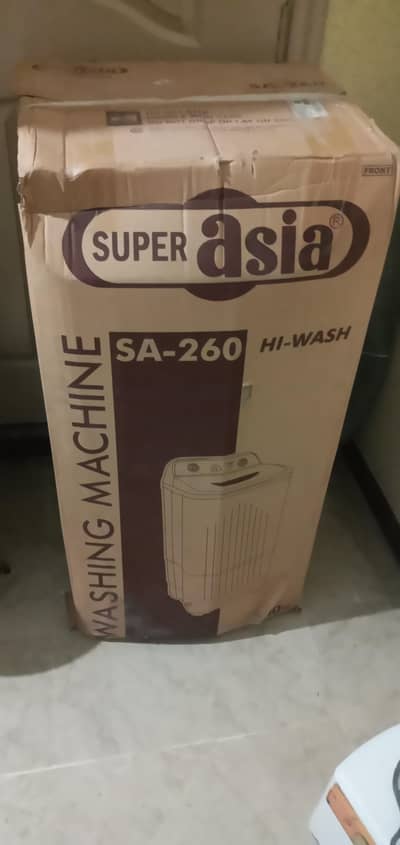 New washing machine