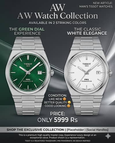 Tissot watch ⌚ | Premium Wrist Watches Available | Luxury