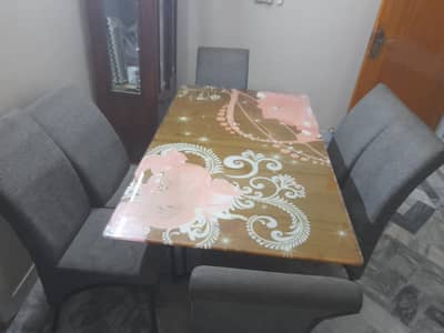 Dinning table with 6 chair