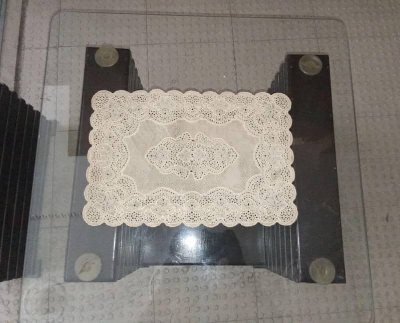 glass table set (3) 1