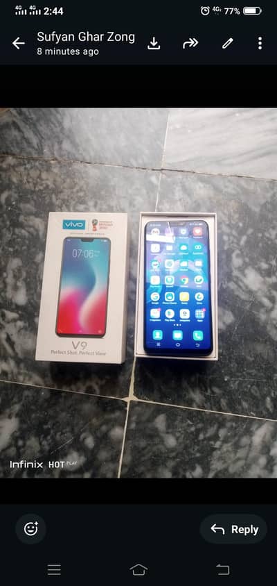 Vivo v9 Lush neat and clean condition for sale