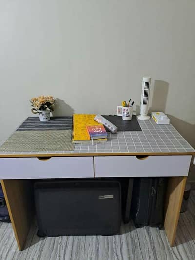 Modern Study Table / Office Desk with 2 Drawers