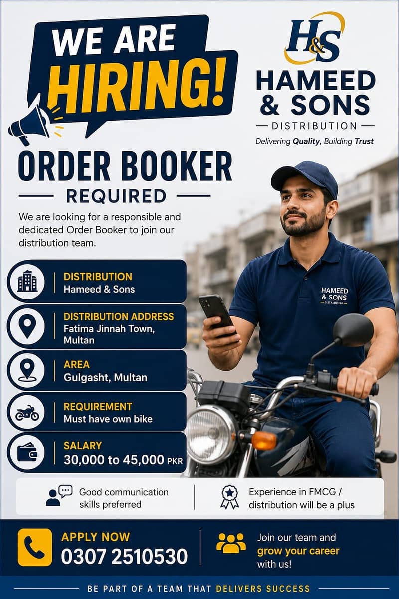 Order Booker Required 0