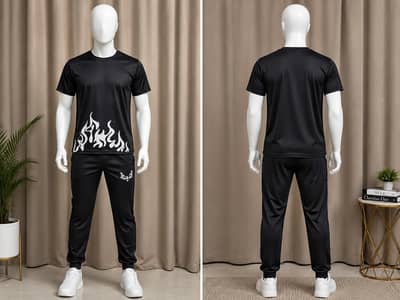 Summer track suite Black  Premium Quality