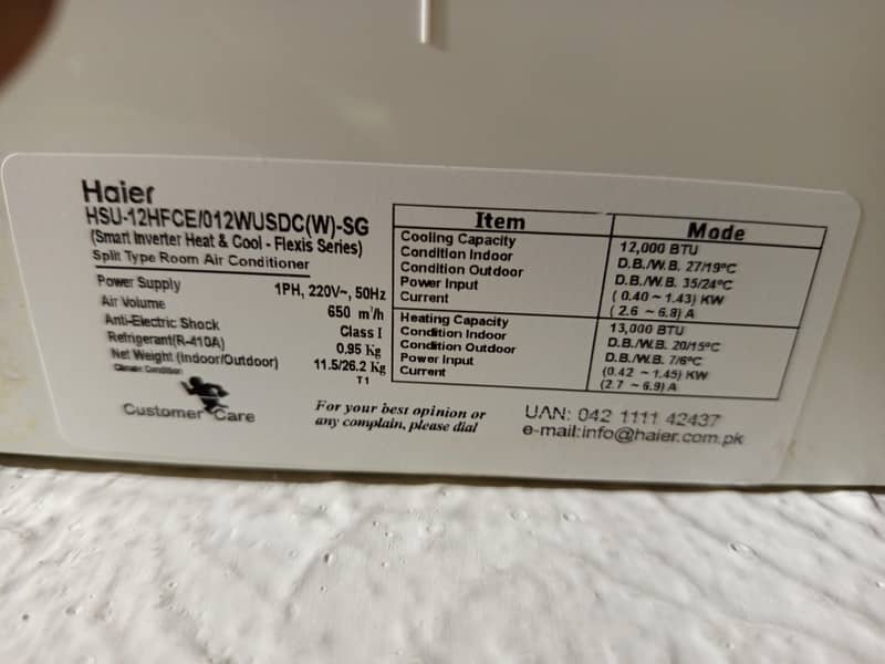 Haier Split AC 1