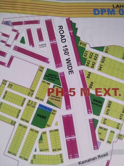 10 Marla Plots For Sale In DHA Phase 5 M Block