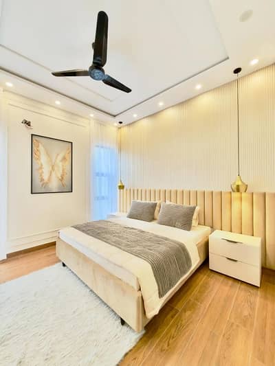 5 Marla Brand New Ultra Modren Upper Portion FULLY Furnished Available For Rent In Dha 9 Town