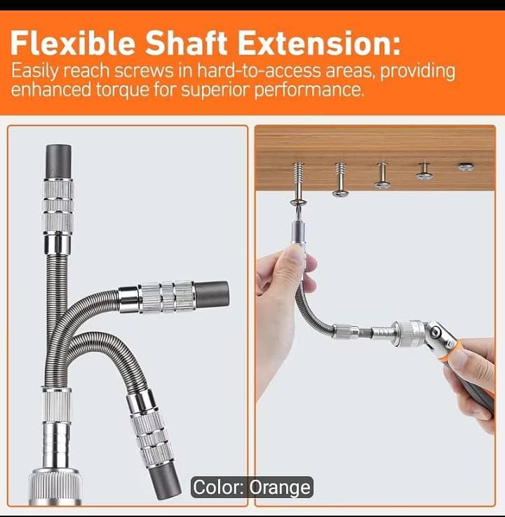 Rachet screw driver set 4