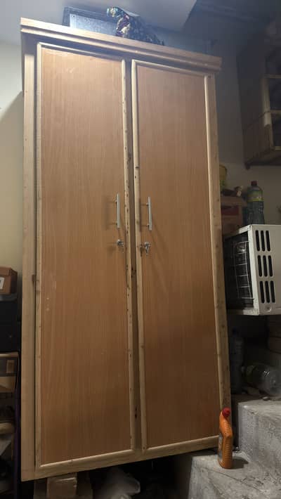 wooden 2 door