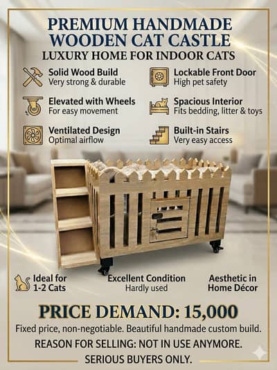 Wooden Luxury Pet House