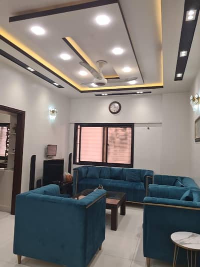 West Open 1300 Sq Ft Flat For Sale Saima Jinnah Avenue.