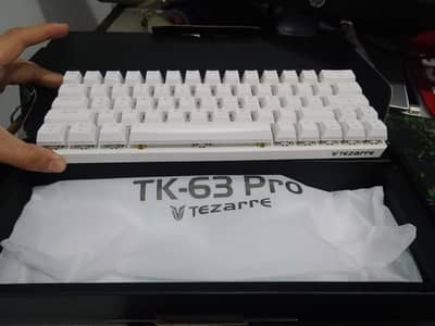 GAMING MECHANICAL RED Gateron switches TK 63 Pro wireless/wired