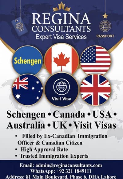 Schengen visa, USA, Canada , UK, Australia, Europe visit ,spouse visa