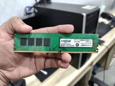 Crucial DDR4 8GB PC Ram Okay Working 