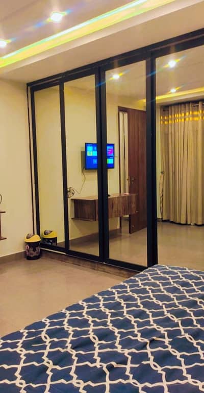1 Bed Fully Furnished Apartment For Rent In Bahria Town Lahore, Nearby Commercial Market, School, Mosque and health Care Canter