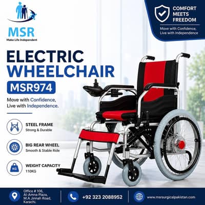 Electric Wheelchair in Lahore | Best Price Foldable Power Wheelchair