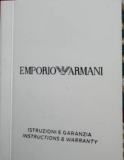 Emporio Armani Watch for Sale
