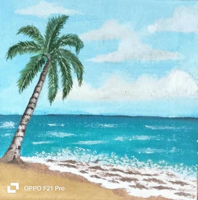 hand made paintings size 10 inches /10 inches