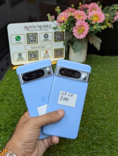 Google pixel 8 pro 12/256 official pta and 128 gb approved available
