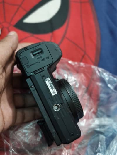 Sony Camera a 6500 with 50 mm lens and light
