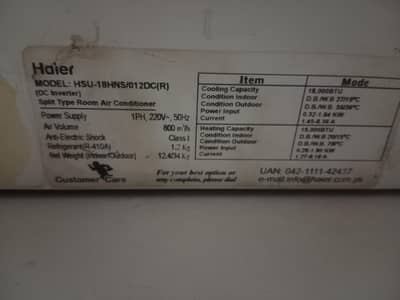 required AC Lcd haier