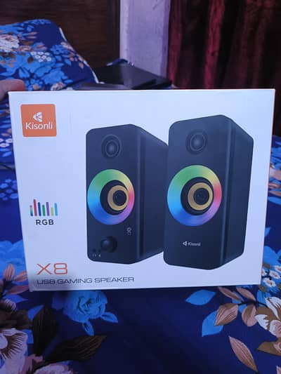 Pc Speaker X8 Kisonli With RGB light