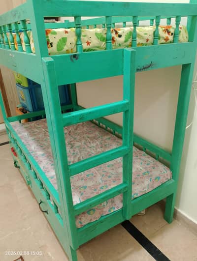 Bunk Bed Bunker Bed Kids Bed Wooden Bunker bed