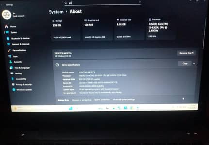HP EliteBook 840 G3 | Core i5 6th Gen | 8GB RAM | 238GB SSD