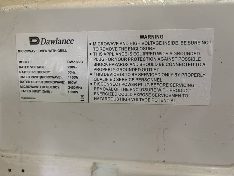 Dawlance Microwave 2
