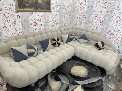 Buble L shape football sofa