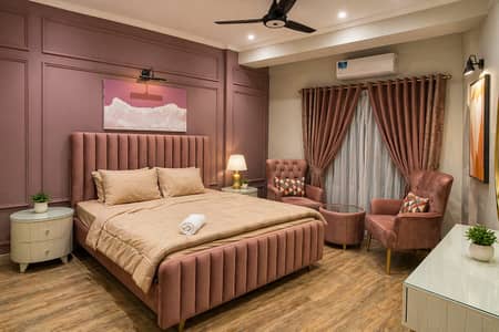 Daily basis 1bed ROM full furnished apartments safe and scour 100%coupe allow