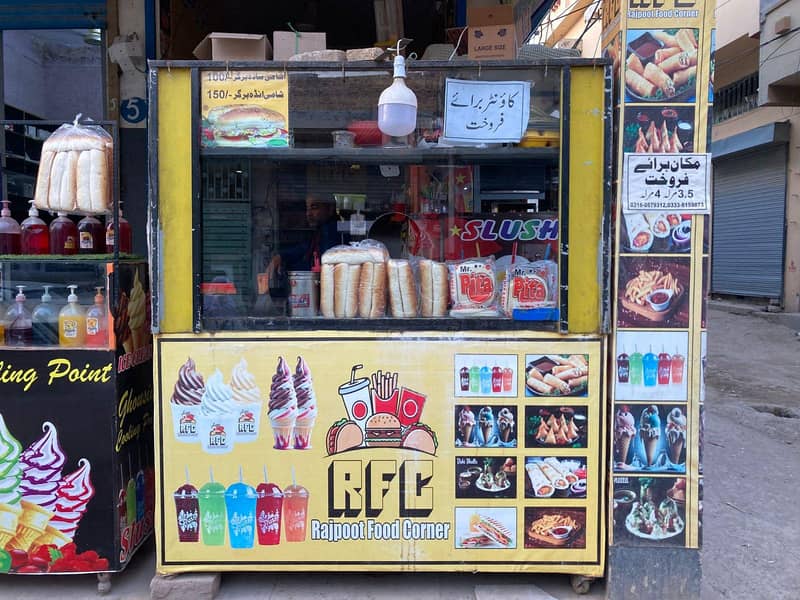 Burger & shawarma counters 0