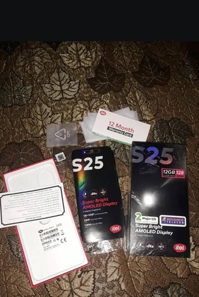iTel S25 6 128gp Full box dual SIM PTA approved bilkul New mobile h