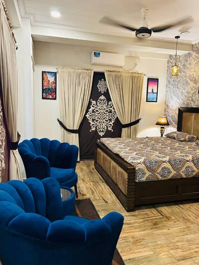 Daily basis 1bed ROM full furnished apartments safe and scour 100%coupe allow