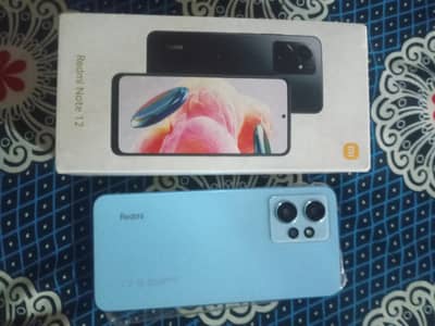 Redmi Note 12 8+8gb 128gb Dule sim with box