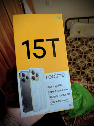 Realme 15t 5G PTA official approved complete Box