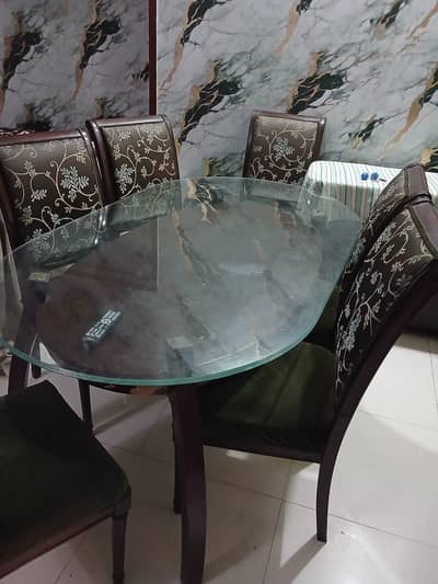 6 Seater Dining Table/Dining Table With Dining Chair Brand New
