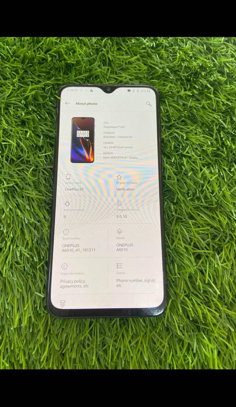 OnePlus 6t 0