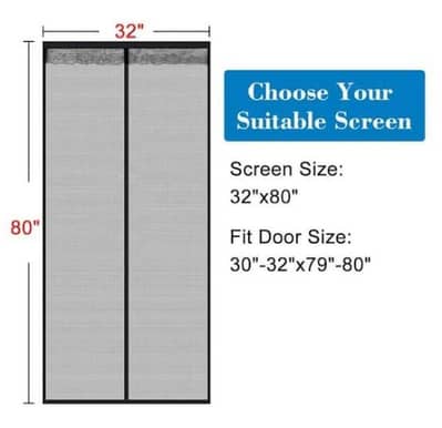 Mosquito magnetic curtain, Sliding magnetic curtain, summer magnetic