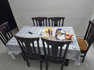 six person dining table for immediate sale