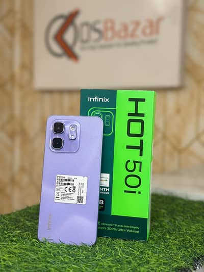 Infinix Hot 50i 6gb Ram 128gb Storage With Box.