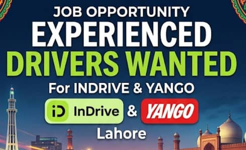 INDRIVE YANGO DRIVERS K LIYE JOB AVAILABLE