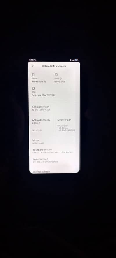 Xiaomi Redmi Note 9S