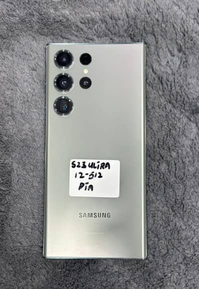 Samsung galaxy S23ultra Green  Official pta 512 gb Mint condition